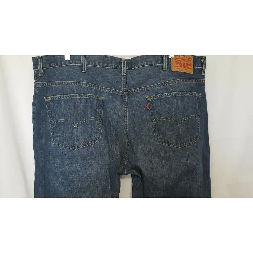 Levis 559 Jeans Men's 46x29 Regular Relaxed Straight Blue Cotton